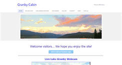 Desktop Screenshot of granbycabin.com